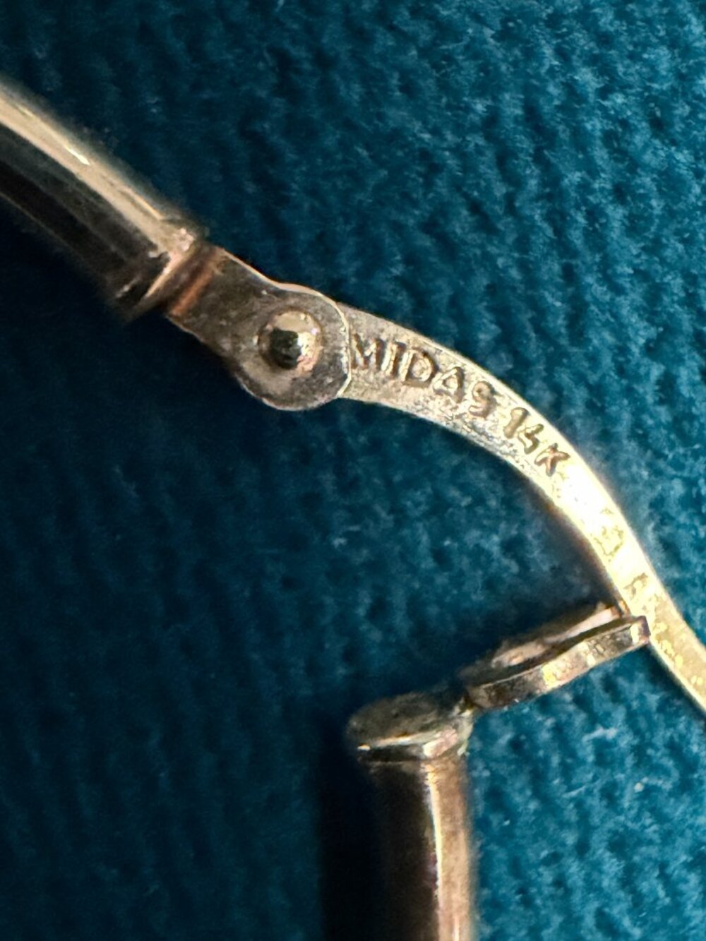 Blue Nile 14K Yellow Gold Hoop Earrings - Picture 2 of 6